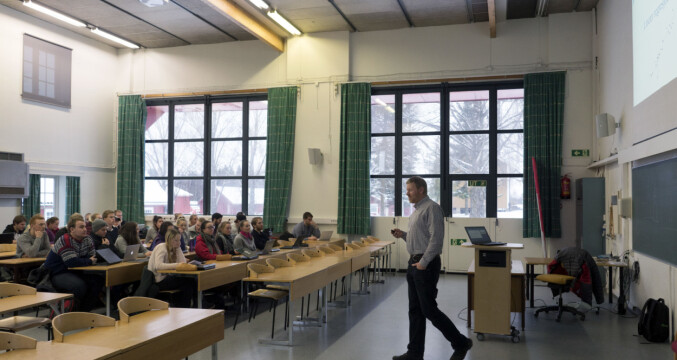 Undervisning på agronomutdanningen på Blæstad. Undervisning på agronomutdanningen på Blæstad.