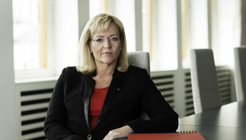 LO-sekretær Trude Tinnlund er blant de som er kritiske til foretaksmodellen ved universiteter og høgskoler. Foto: Trond Isaksen/LO