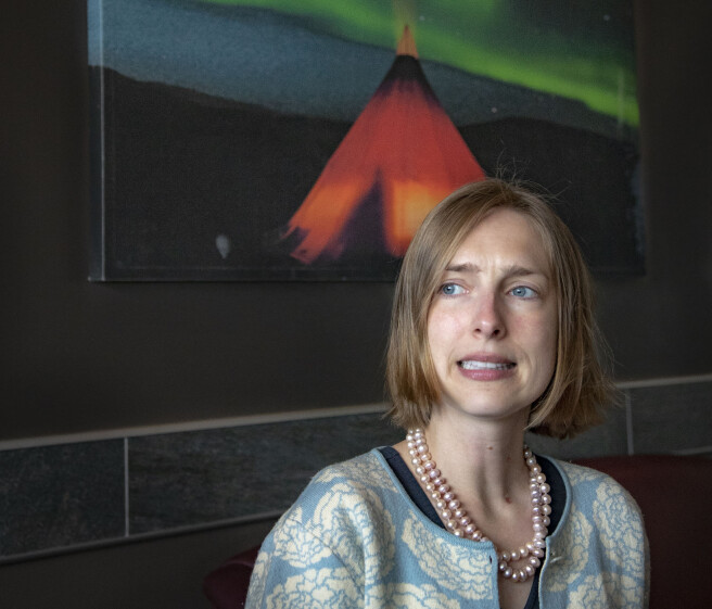 UH-sektoren har en lang vei å gå når det gjelder arbeidet mot seksuell trakassering, mener statsråd Iselin Nybø. Foto: Alf Ove Hansen UH-sektoren har en lang vei å gå når det gjelder arbeidet mot seksuell trakassering, mener statsråd Iselin Nybø. Foto: Alf Ove Hansen