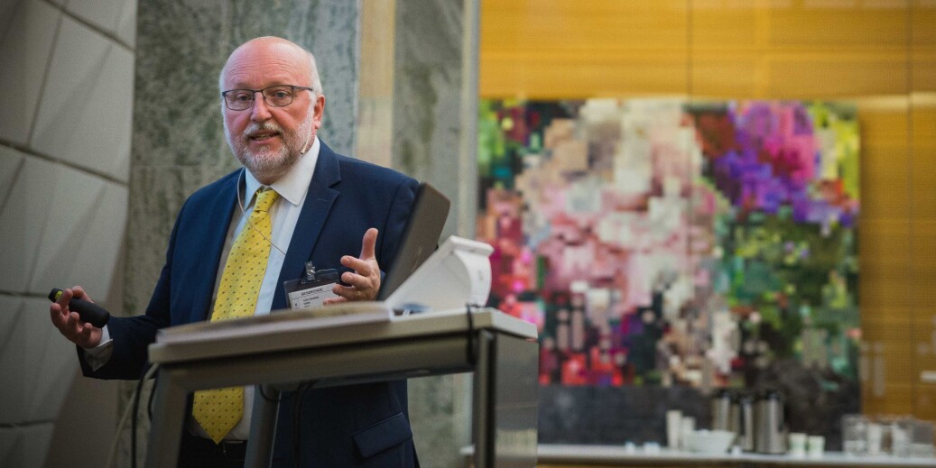 Dirk van Damme, i OECD, sier han ville vært bekymret dersom frafallet blant studenter hadde vært like stort i hans hjemland Belgia, som det er i Norge. Foto: Siri Øverland Eriksen Dirk van Damme, i OECD, sier han ville vært bekymret dersom frafallet blant studenter hadde vært like stort i hans hjemland Belgia, som det er i Norge. Foto: Siri Øverland Eriksen