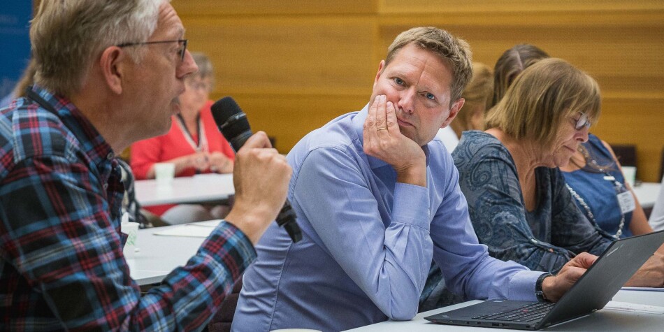 Sveinung Skule, direktør i NIFU, mener kritikken han kom med i går, står fast. Foto: Siri Øverland Eriksen Sveinung Skule, direktør i NIFU, mener kritikken han kom med i går, står fast. Foto: Siri Øverland Eriksen