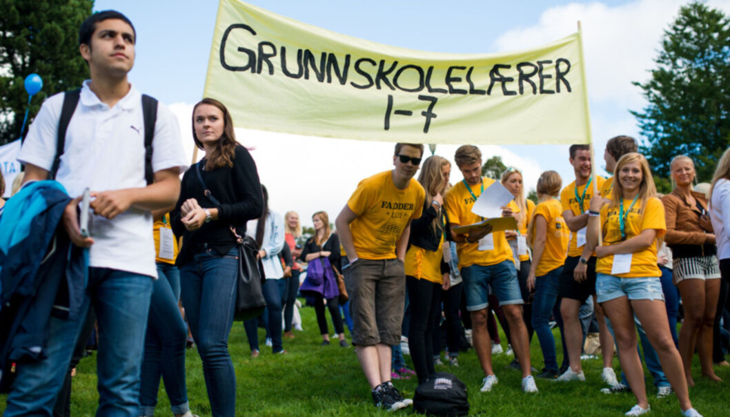 Grunnskolelærerutdanningen har blitt femårig, men landets utdanninger sliter med å få endene til å møtes når det nye femårige løpet skal utvikles. Foto: Skjalg Bøhmer Vold Grunnskolelærerutdanningen har blitt femårig, men landets utdanninger sliter med å få endene til å møtes når det nye femårige løpet skal utvikles. Foto: Skjalg Bøhmer Vold