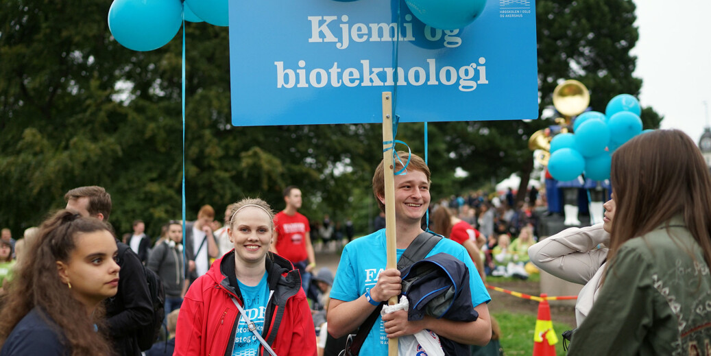 Studentledere ved TKD vil rette fokus mot hvilke endringer OsloMet bør gjøre for å øke trivselen og gi studentene mer innflytelse. Her TKD-faddere ved studiestart 2017. Foto: Ketil Blom Haugstulen Studentledere ved TKD vil rette fokus mot hvilke endringer OsloMet bør gjøre for å øke trivselen og gi studentene mer innflytelse. Her TKD-faddere ved studiestart 2017. Foto: Ketil Blom Haugstulen