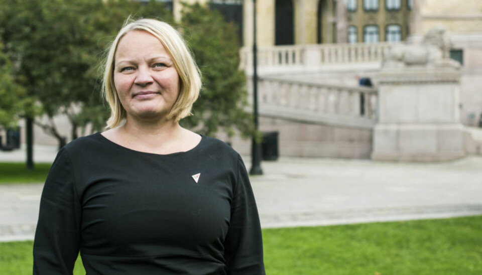 Stortingsrepresentant frå Sosialistisk venstreparti, Mona Fagerås. Foto: SV