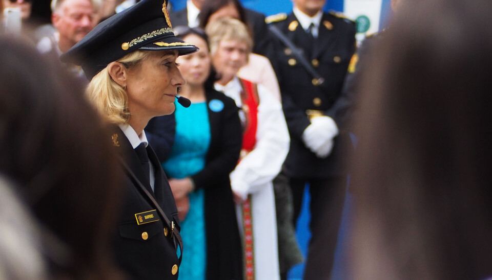 Rektor Nina Skarpenes ved Politihøgskolen mener en eventuell ny politihøgskole bør bygges i Oslo, men møter motbør fra blant annet Martin Danielsen i studentstyret til Politiets Fellesforbund. Foto: Politihøgskolen