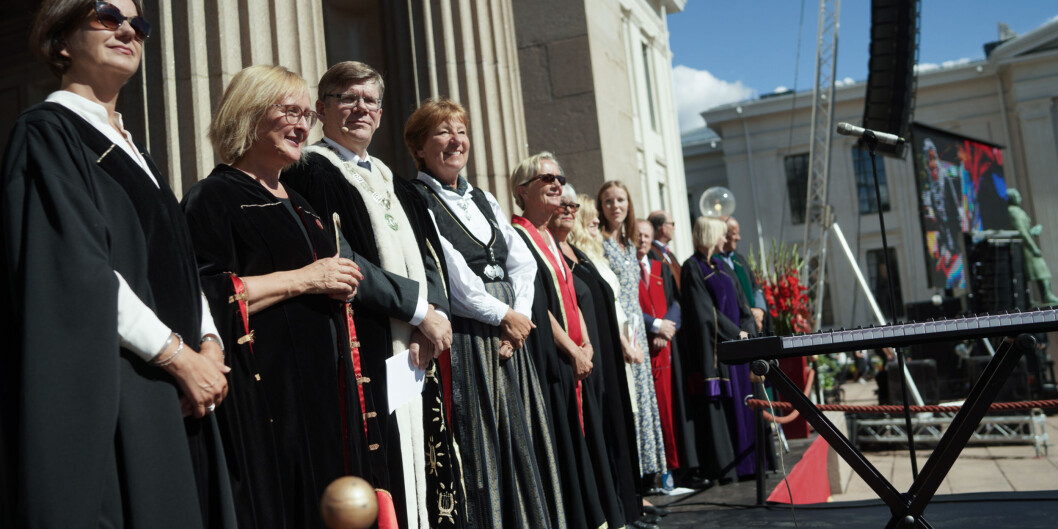 Fra studiestart, Universitetsplassen 2018. Foto: Ketil Blom Haugstulen Fra studiestart, Universitetsplassen 2018. Foto: Ketil Blom Haugstulen