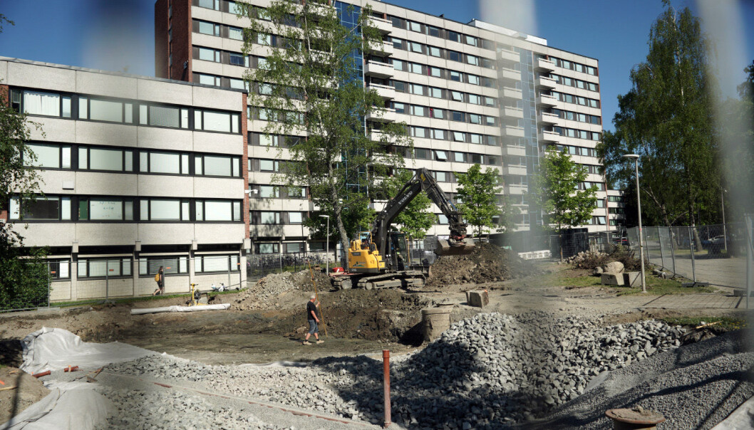 Byggestart for nye boliger på Kringsjå studentby. Foto: Ketil Blom Haugstulen Byggestart for nye boliger på Kringsjå studentby. Foto: Ketil Blom Haugstulen