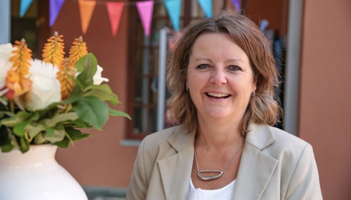 Rektor Annelise Kiønig, Fagskolen Kristiania. Rektor Annelise Kiønig, Fagskolen Kristiania.