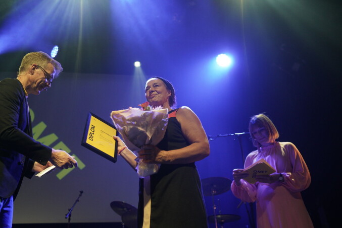Arbeidsmiljøpris til Anneke von Der Fehr. Arbeidsmiljøpris til Anneke von Der Fehr.