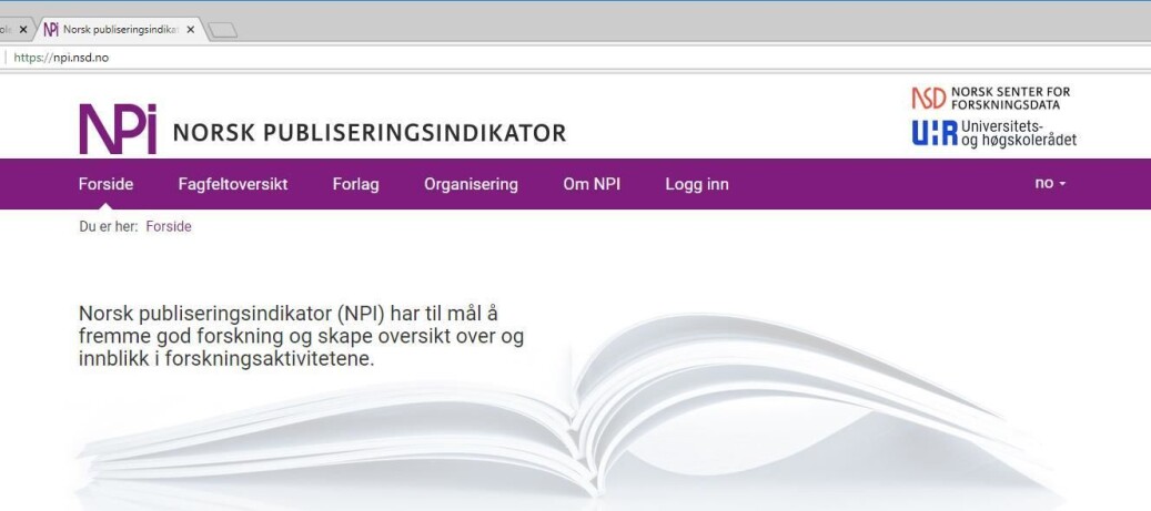 Publiseringsindikatoren er et vern mot røverpublisering, skriver forfatterne av dette innlegget. Foto: UHR Publiseringsindikatoren er et vern mot røverpublisering, skriver forfatterne av dette innlegget. Foto: UHR