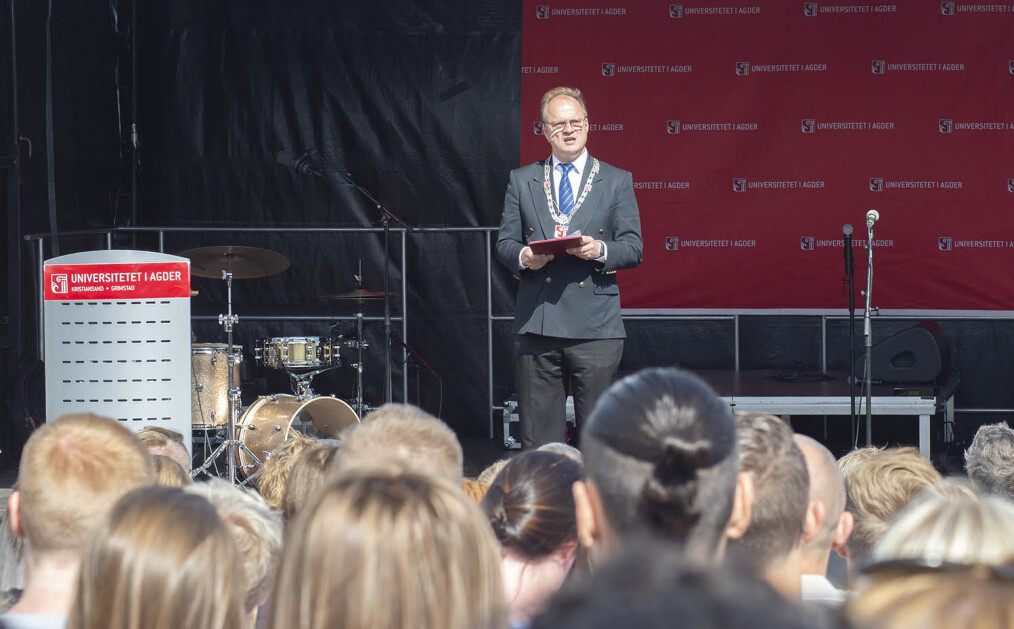 Rektor Frank Reichert ved Universitetet i Agder vant rektorvalget i 2015. Foto: Saara Ojanen Rektor Frank Reichert ved Universitetet i Agder vant rektorvalget i 2015. Foto: Saara Ojanen