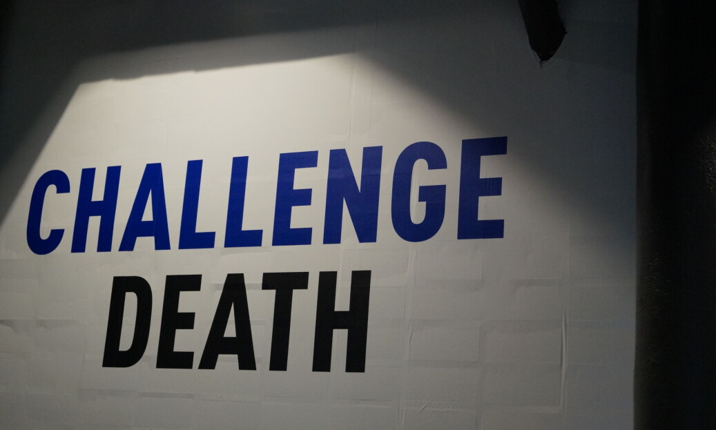 Ett av over 100 ulike budskap i den såkalte «challenge»-kampanjen. Foto: Brage Lie Jor Ett av over 100 ulike budskap i den såkalte «challenge»-kampanjen. Foto: Brage Lie Jor