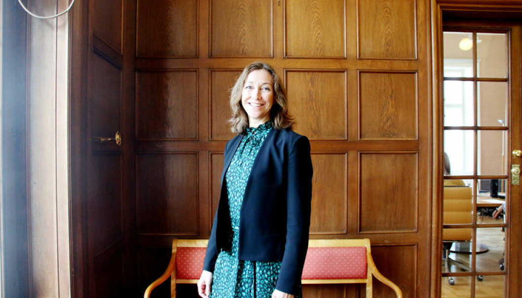 Elisabeth Maråk Støle er administrerande direktør i Norce. Ho bur i Ålesund, har hovudkontor i Bergen, men er mykje på farten. Foto: Njord V. Svendsen