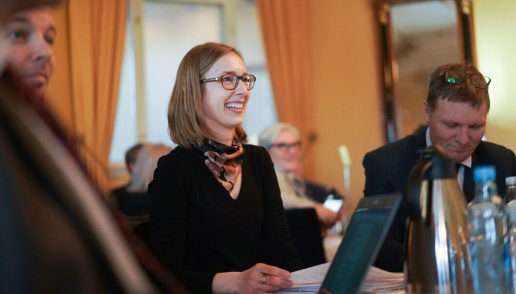 Iselin Nybø, her på toppmøte om digitalisering, prøver en ny vri på oppnevning av styremedlemmer til Forskningsrådet fra nyttår. Foto: Ketil Blom Haugstulen Iselin Nybø, her på toppmøte om digitalisering, prøver en ny vri på oppnevning av styremedlemmer til Forskningsrådet fra nyttår. Foto: Ketil Blom Haugstulen
