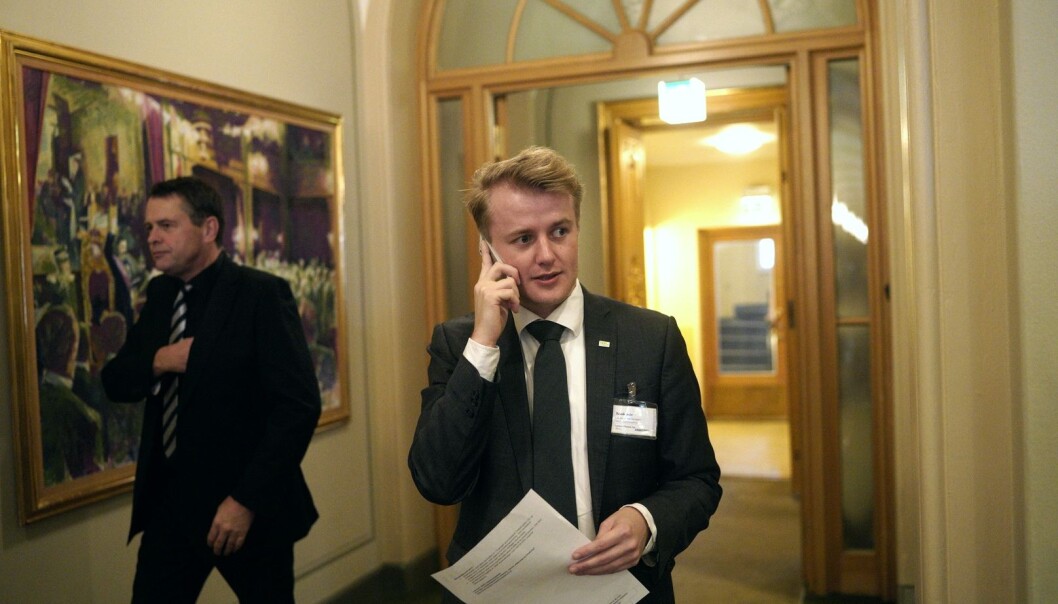 — Med Åsmund Borgen Gjerde på plass er vi endelig er i gang med å skrive historien om studentbevegelsen i Norge, sier leder av Norsk studentorganisasjon, Håkon Randgaard Mikalsen. Foto: Ketil Blom Haugstulen — Med Åsmund Borgen Gjerde på plass er vi endelig er i gang med å skrive historien om studentbevegelsen i Norge, sier leder av Norsk studentorganisasjon, Håkon Randgaard Mikalsen. Foto: Ketil Blom Haugstulen