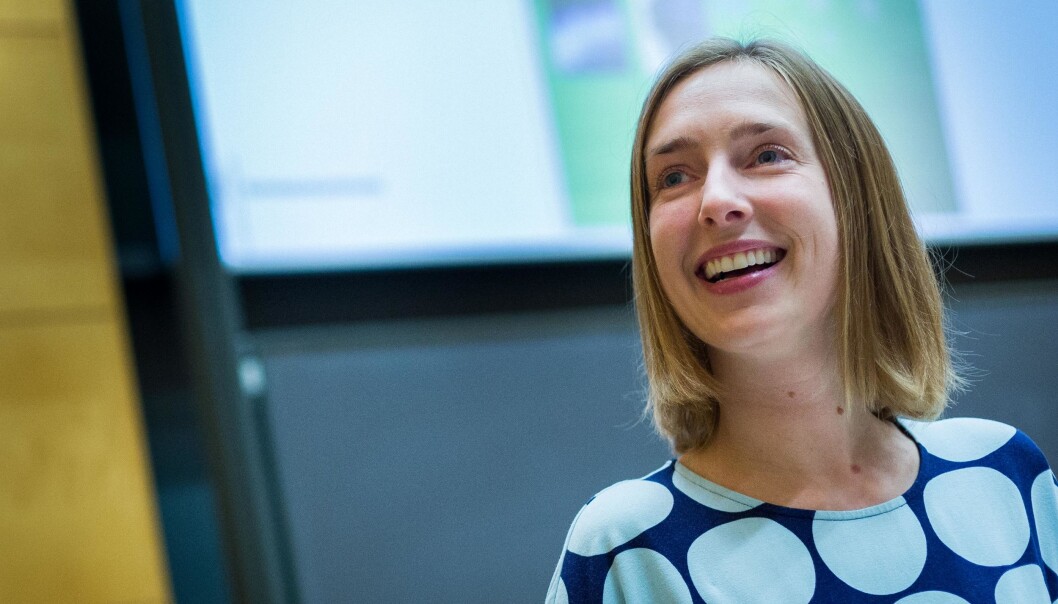 Regjeringen har mål om å redusere midlertidigheten i UH-sektoren ytterligere, skriver statsråd Iselin Nybø. Foto: Siri Øverland Eriksen Regjeringen har mål om å redusere midlertidigheten i UH-sektoren ytterligere, skriver statsråd Iselin Nybø. Foto: Siri Øverland Eriksen