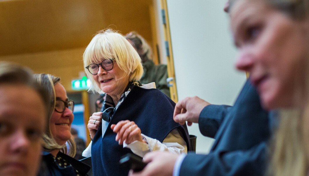Rektor på Høgskulen på estalndet, Berit Rokne avholder styremøte torsdag 25. oktober. Foto: Siri Øverland Eriksen Rektor på Høgskulen på estalndet, Berit Rokne avholder styremøte torsdag 25. oktober. Foto: Siri Øverland Eriksen
