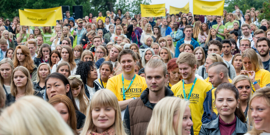 Studenter utgjør en overveldende majoritet på landets institusjoner for høyere utdanning, og det er ikke for mye å forlange at studenter får krav om representasjon når det skal utarbeides forslag som omhandler studentene, skriver Nikolai Klæboe. Foto: Skjalg Bøhmer Vold Studenter utgjør en overveldende majoritet på landets institusjoner for høyere utdanning, og det er ikke for mye å forlange at studenter får krav om representasjon når det skal utarbeides forslag som omhandler studentene, skriver Nikolai Klæboe. Foto: Skjalg Bøhmer Vold
