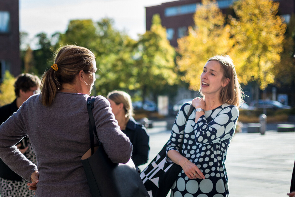 Forsknings- og høyere utdanningsminister Iselin Nybø på fjorårets statsbudsjettfremlegging. Foto: Siri Øverland Eriksen Forsknings- og høyere utdanningsminister Iselin Nybø på fjorårets statsbudsjettfremlegging. Foto: Siri Øverland Eriksen