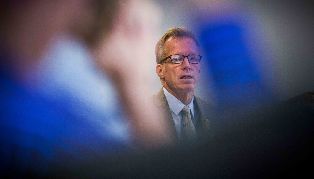 Curt Rice skriver om åpenhet i forskning som leder av Komité for kjønnsbalanse og mangfold. Foto: Siri Øverland Eriksen Curt Rice skriver om åpenhet i forskning som leder av Komité for kjønnsbalanse og mangfold. Foto: Siri Øverland Eriksen