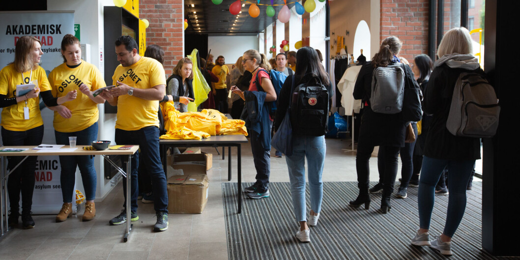 OsloMet feiret her seg selv. Nå vil universitetet ha et tettere samarbeid med Oslo kommune. Foto: Runhild Heggem OsloMet feiret her seg selv. Nå vil universitetet ha et tettere samarbeid med Oslo kommune. Foto: Runhild Heggem