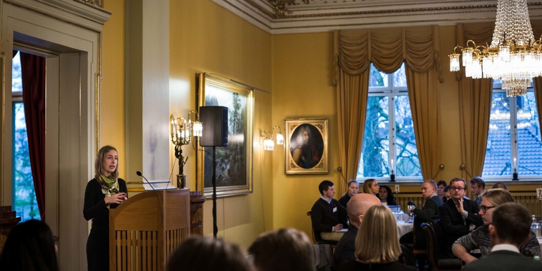 Iselin Nybø møtte ledere for alle landets studentdemokratier i starten av november. Foto: Siri Øverland Eriksen Iselin Nybø møtte ledere for alle landets studentdemokratier i starten av november. Foto: Siri Øverland Eriksen