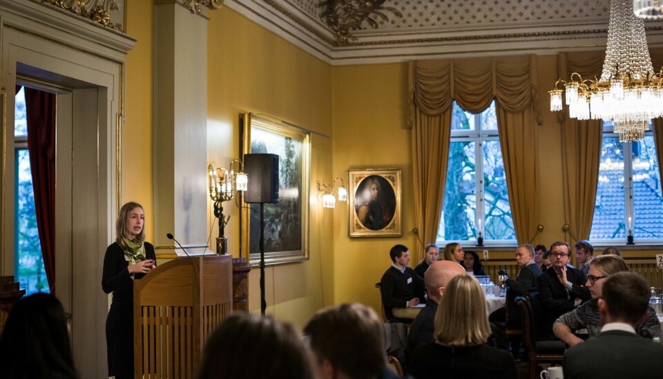 Iselin Nybø møtte ledere for alle landets studentdemokratier i starten av november. Foto: Siri Øverland Eriksen