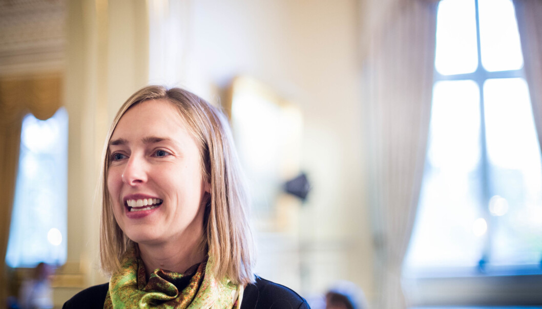 En av to ministre i Kunnskapsdepartementet. Foto: Siri Øverland Eriksen En av to ministre i Kunnskapsdepartementet. Foto: Siri Øverland Eriksen