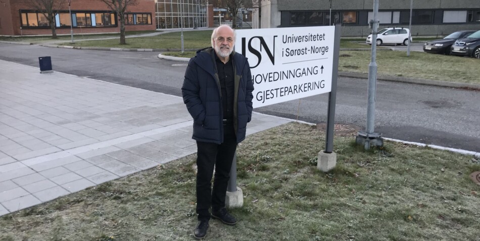 Rektor Petter Aasen, Universitetet i Sørøst-Norge, på styremøte i Porsgrunn. Foto: Eva Tønnessen Rektor Petter Aasen, Universitetet i Sørøst-Norge, på styremøte i Porsgrunn. Foto: Eva Tønnessen