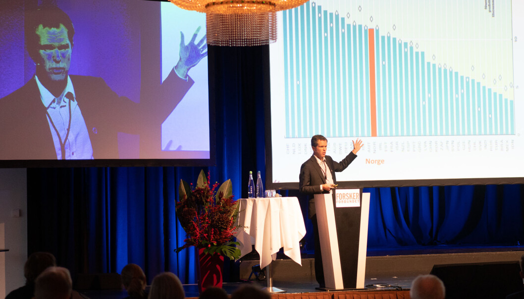 Forskningsrådets direktør, John-Arne Røttingen, skal på turne og diskutere og forsvare Plan S og forslag til implementering. Foto: Ketil Blom Haugstulen Forskningsrådets direktør, John-Arne Røttingen, skal på turne og diskutere og forsvare Plan S og forslag til implementering. Foto: Ketil Blom Haugstulen