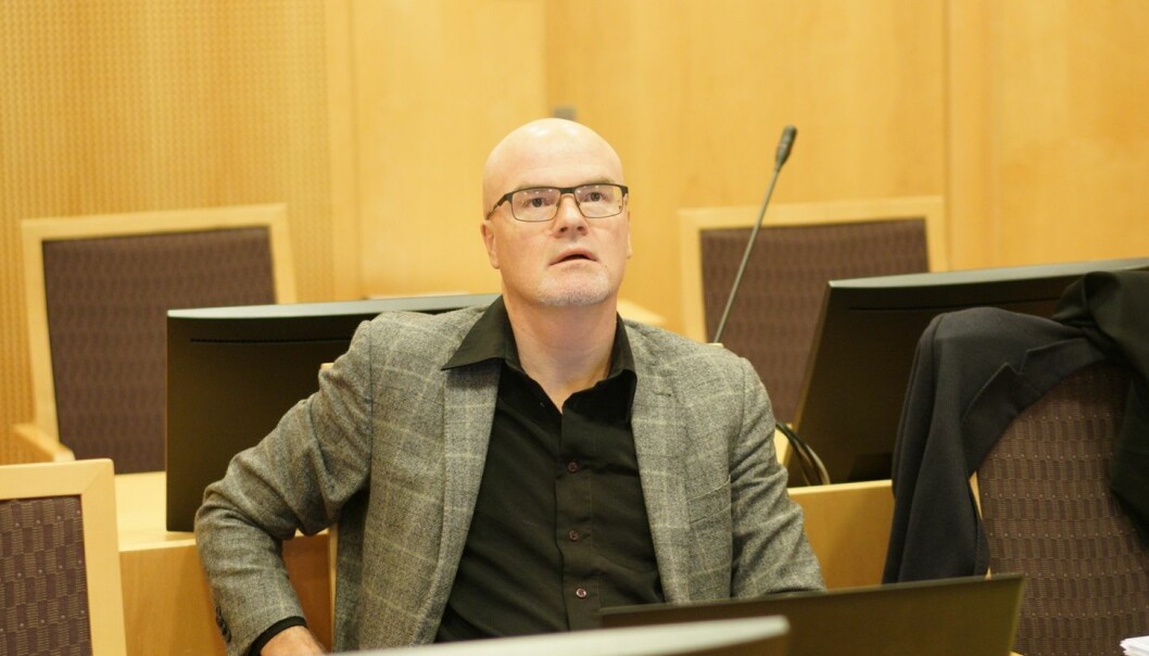 Nils Rune Langeland startet på sin forklaring i tingretten mandag 10. desember. Forklaringen fortsetter tirsdag. Foto: Ketil Blom Haugstulen