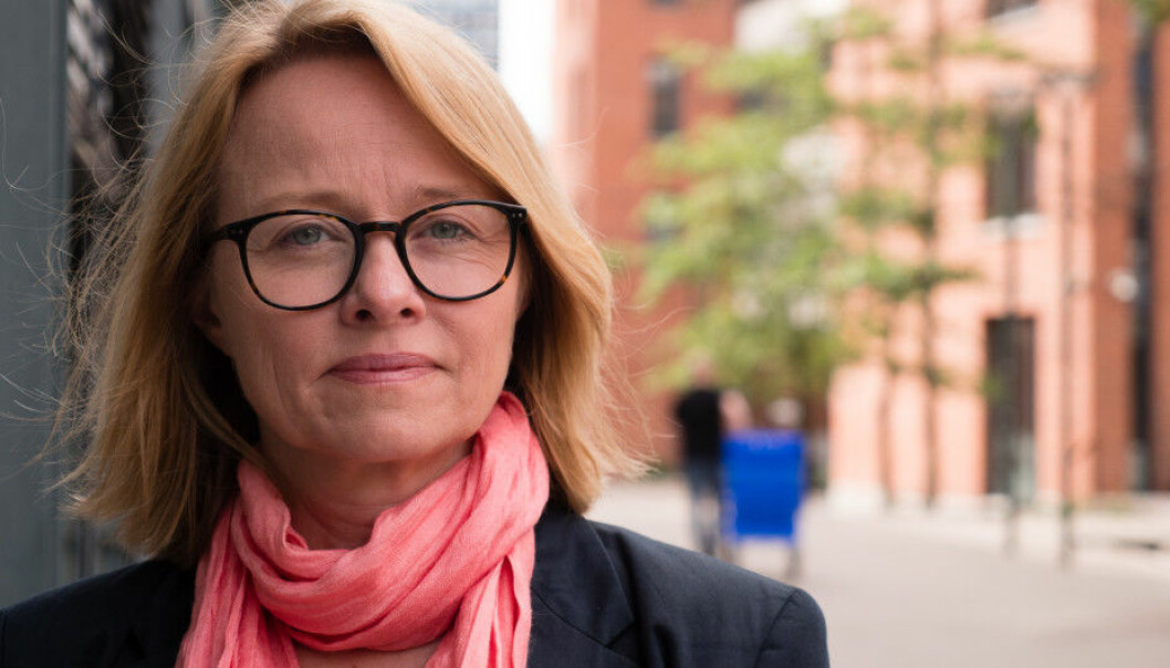 Kristin Sverdrup går tilbake til Utenriksdepartementet og slutter i jobben som forskningsdirektør ved OsloMet etter to og et halvt år. Foto: Petter Berntsen