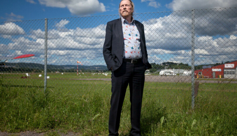 Professor Gunnar H. Gundersen ved OsloMet foreslo i 2016 å flytte hele universitetet til flyplassen på Kjeller, som er under nedlegging. Foto: Nicklas Knudsen