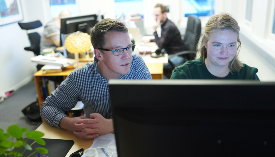 Sjefredaktør Erik Bolstad og biologiredaktør Marit Simonsen. Foto: Ketil Blom Haugstulen Sjefredaktør Erik Bolstad og biologiredaktør Marit Simonsen. Foto: Ketil Blom Haugstulen