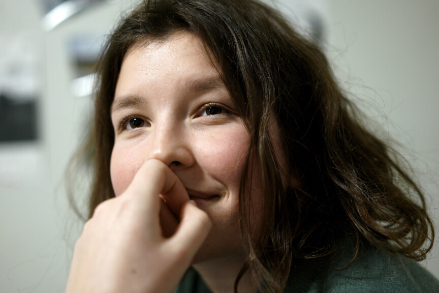 — Most likely I will always compare my studies here with my studies in France, and they are very different, says Juliette Mercier from France. Photo: Ketil Blom Haugstulen