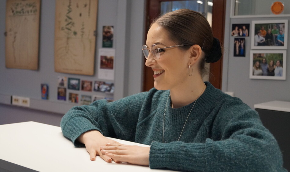Vilde Henningsgård er i dag nestleder i Studentparlamentet på OsloMet, men stiller som nestleder i NSO. Foto: Brage Lie Jor Vilde Henningsgård er i dag nestleder i Studentparlamentet på OsloMet, men stiller som nestleder i NSO. Foto: Brage Lie Jor