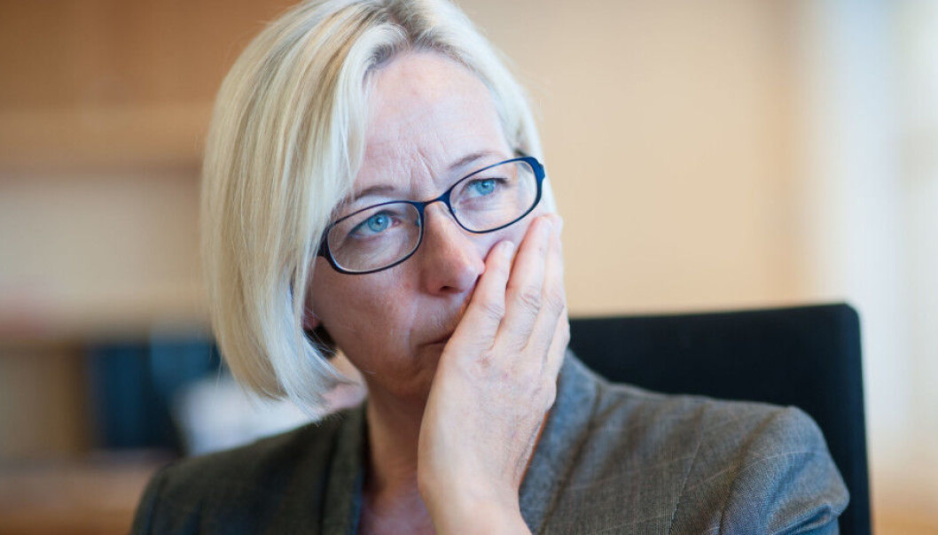 Marit Arnstad, Senterpartiet, er bekymret for konsekvensene av strukturreformen, særlig grad eksemplifisert med situasjonen ved Nord universitet. Foto: Ketil Blom Haugstulen Marit Arnstad, Senterpartiet, er bekymret for konsekvensene av strukturreformen, særlig grad eksemplifisert med situasjonen ved Nord universitet. Foto: Ketil Blom Haugstulen
