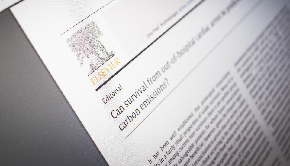 Elsevier er en av forlagsgigantene Norge har inngått avtale med. Foto: Torkjell Trædal