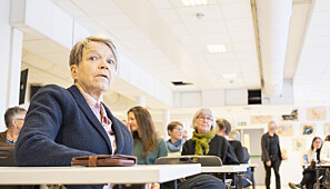 Instituttstyreleder Siri Forsmo før møtestart. Foto: Torkjell Trædal Instituttstyreleder Siri Forsmo før møtestart. Foto: Torkjell Trædal