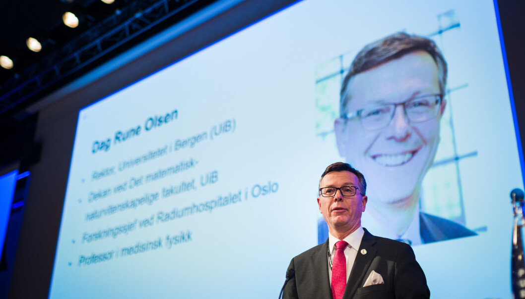 Rektor Dag Rune Olsen vil sende fleire studentar på utveksling til utlandet, og vurderer ulike grep. Foto: Siri Øverland Eriksen Rektor Dag Rune Olsen vil sende fleire studentar på utveksling til utlandet, og vurderer ulike grep. Foto: Siri Øverland Eriksen