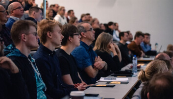 Det var stappfull sal da House of Cair åpnet offisielt på UiAs campus i Grimstad. Foto: Kristoffer Skarsgård Det var stappfull sal da House of Cair åpnet offisielt på UiAs campus i Grimstad. Foto: Kristoffer Skarsgård
