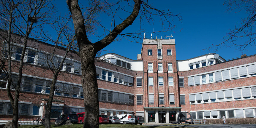 Høgskolen i Østfold sier seg ikke fornøyde med uttellingen de har fått fra EU så langt. Foto: Skjalg Bøhmer Vold