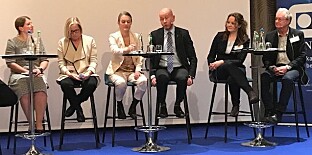 F.v. Guro Lind, Marit Arnstad, Nina Sandberg, Tord Lien, Rebekka Borsch og Steinar Stjernø. Foto: Tove Lie F.v. Guro Lind, Marit Arnstad, Nina Sandberg, Tord Lien, Rebekka Borsch og Steinar Stjernø. Foto: Tove Lie