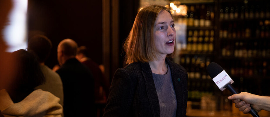 Iselin Nybø i direkte samtale med Khrono. Foto: Mina Ræge Iselin Nybø i direkte samtale med Khrono. Foto: Mina Ræge