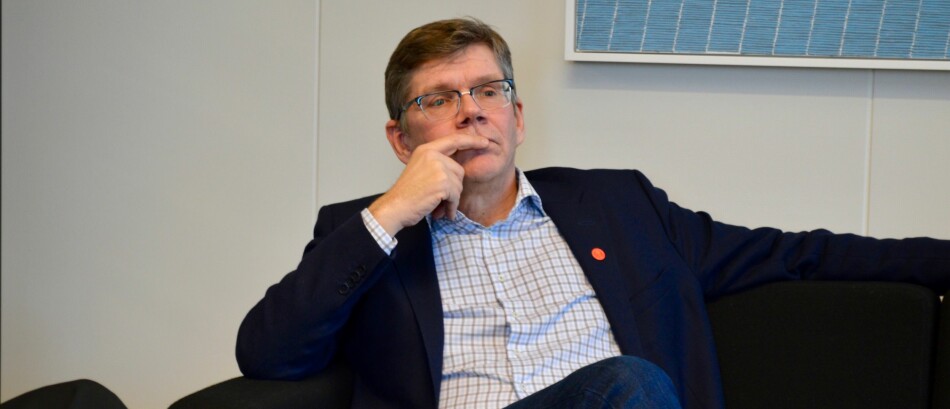 UiO-rektor Svein Stølen er bekymret for politikeres vilje til å overstyre universiteter og høgskoler. Foto: Øystein Fimland