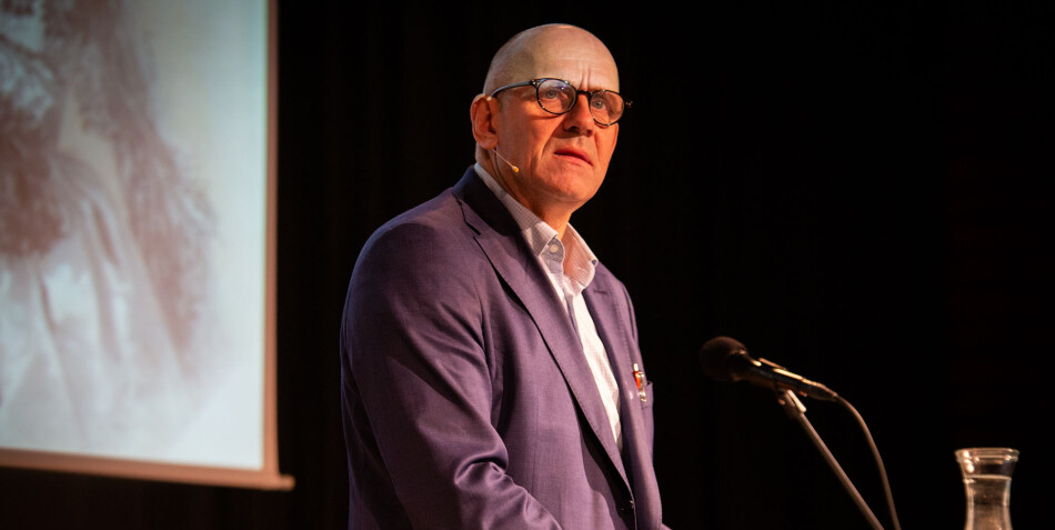 Dekan på Universitetet i Oslo, Morten Dæhlen, oppfordrer sammen med kollega og dekan Sten Ludvigsen, digitaliseringsminister Nikolai Astrup til å legge om strategiarbeidet rundt kunstig intelligens. Foto: Runhild Heggem Dekan på Universitetet i Oslo, Morten Dæhlen, oppfordrer sammen med kollega og dekan Sten Ludvigsen, digitaliseringsminister Nikolai Astrup til å legge om strategiarbeidet rundt kunstig intelligens. Foto: Runhild Heggem