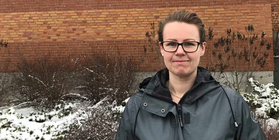 — Jeg tror ikke det er veldig bra kvalitetsmessig å legge opp til undervisning på så mange ulike steder, sier Anina Jeanette Fjelldal, masterstudent ved Universitetet i Sørøst-Norge. Foto: Privat