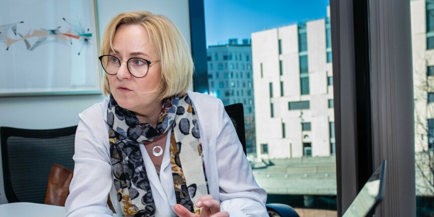 Torsdag legger Helga Aune fram de nye forslagene til universitets og høyskolelov. Foto: Siri Øverland Eriksen