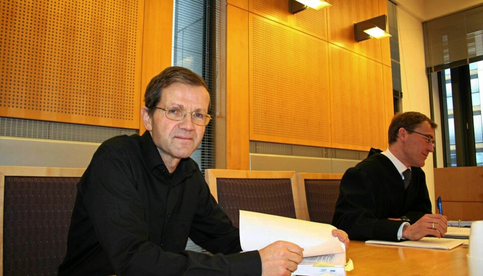 Arneved Nedkvitne i rettssalen i 2011.