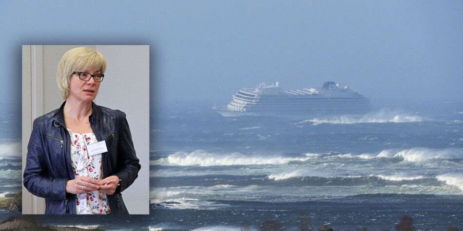 Cruiseskipet Viking Sky var i store problemer forrige helg. Men ekspertene ved Universitetet i Sørøst-Norge ble bedt om å kontakte instituttleder Anne Kari Botnmark dersom de fikk henvendelser fra mediene. Foto: USN/NTB Scanpix Cruiseskipet Viking Sky var i store problemer forrige helg. Men ekspertene ved Universitetet i Sørøst-Norge ble bedt om å kontakte instituttleder Anne Kari Botnmark dersom de fikk henvendelser fra mediene. Foto: USN/NTB Scanpix
